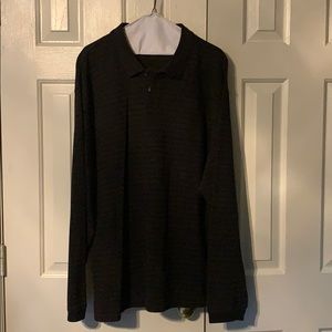 Geoffrey Beene Two Tone Black/Gray Long Sleeve